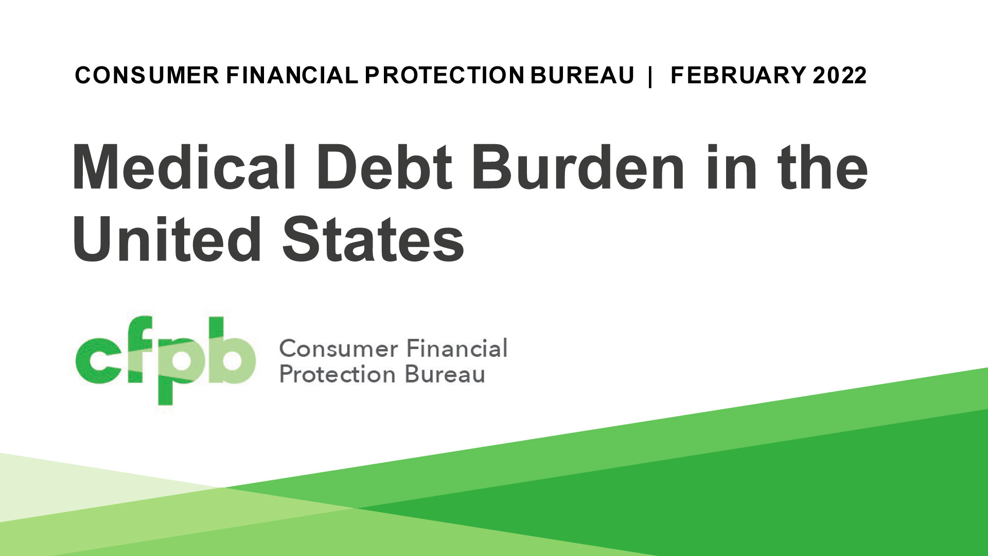 Medical Debt Burden in the United States